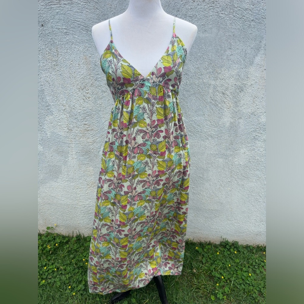 PreOwned Patagonia Pataloha Sundress Maxi Strappy Colorful Print Women's S
